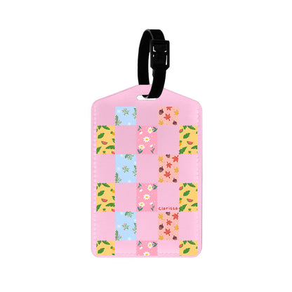Vegan Leather Bag Tag - Four Seasons Stamps