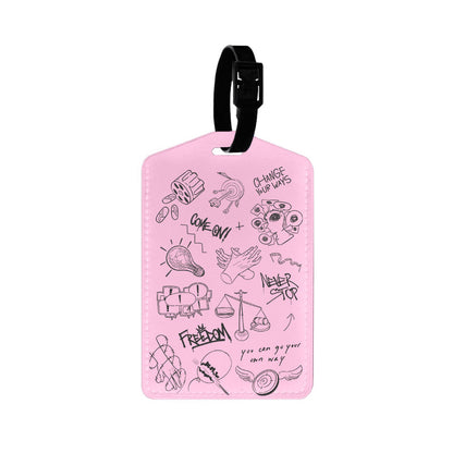 Vegan Leather Bag Tag - Freedom 2.0