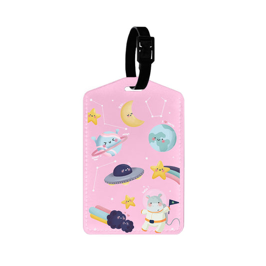 Vegan Leather Bag Tag - Galaxy (Artevefacts)
