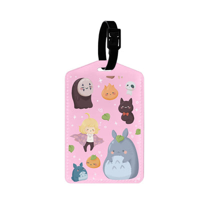 Vegan Leather Bag Tag - Ghibli