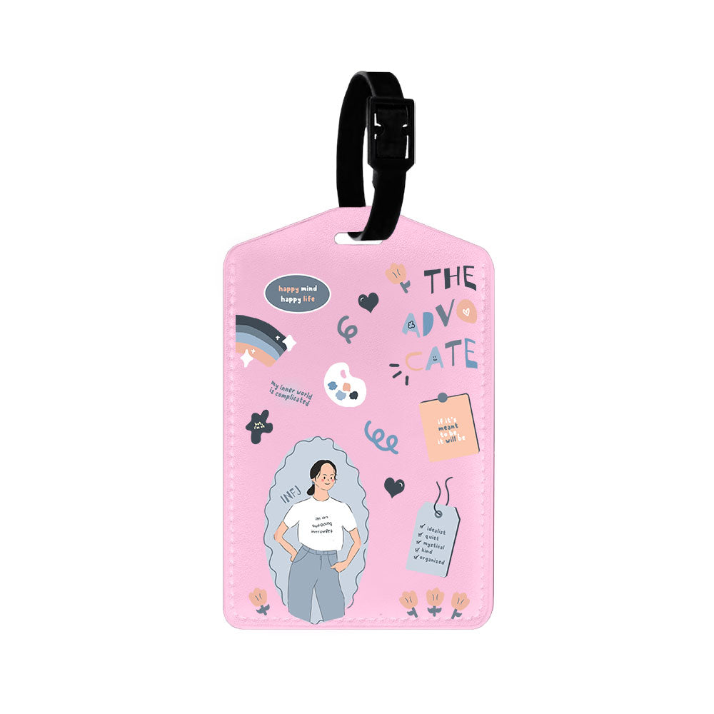 Vegan Leather Bag Tag - INFJ
