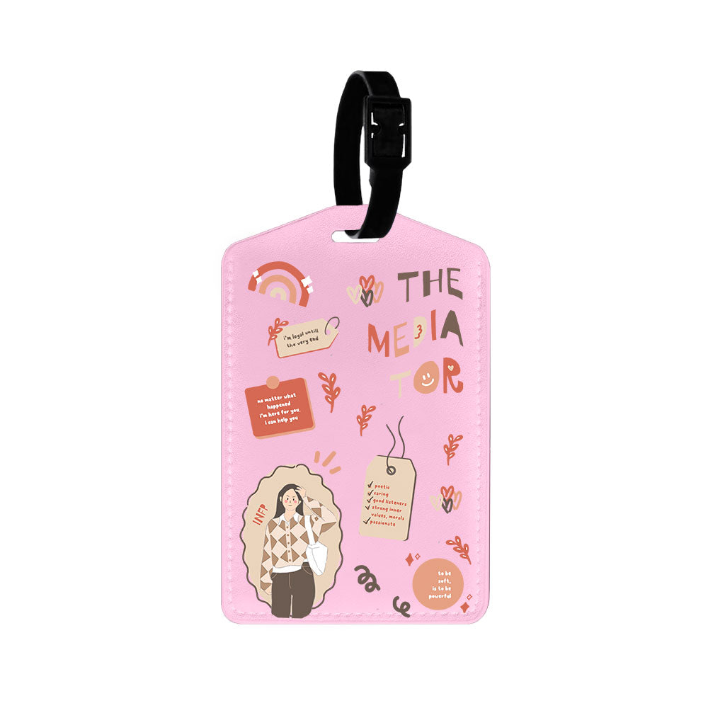 Vegan Leather Bag Tag - INFP
