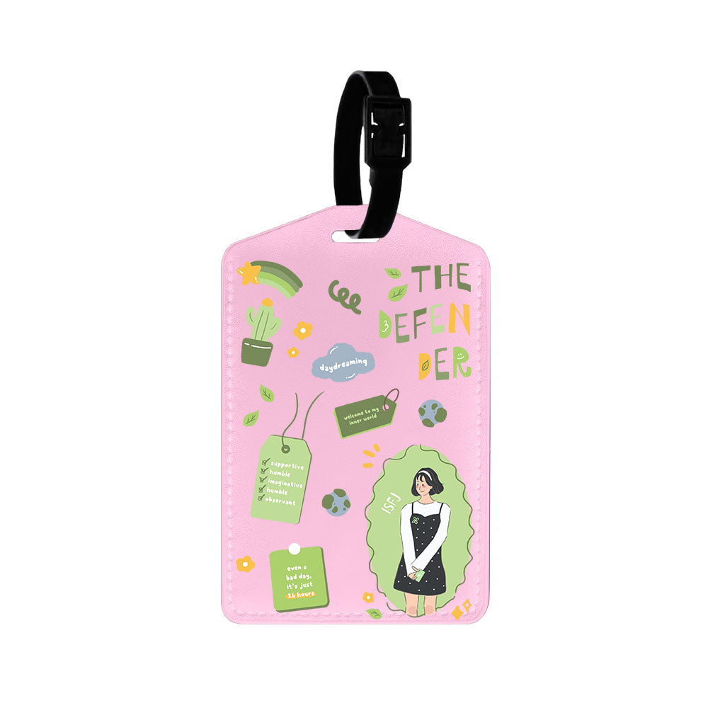 Vegan Leather Bag Tag - ISFJ