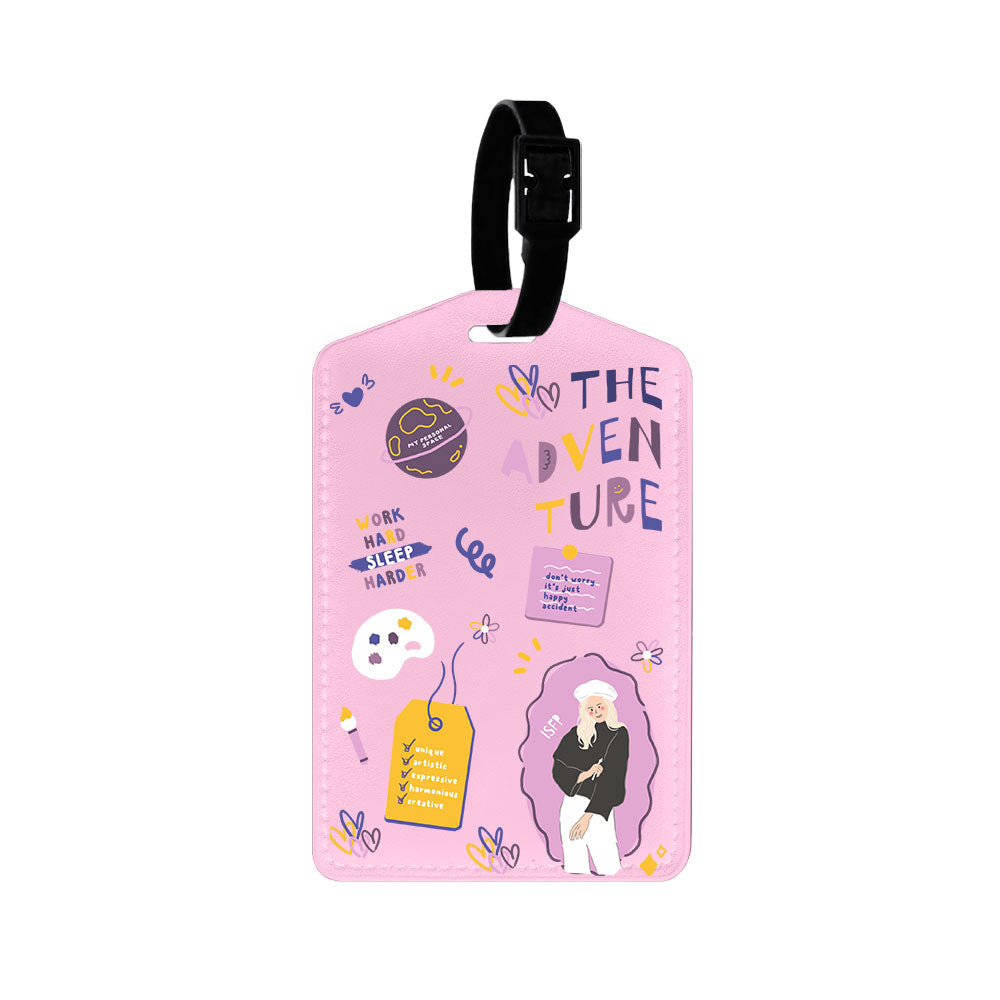 Vegan Leather Bag Tag - ISFP