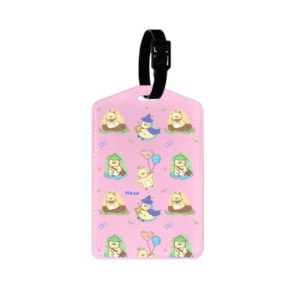 Vegan Leather Bag Tag - Little Duck