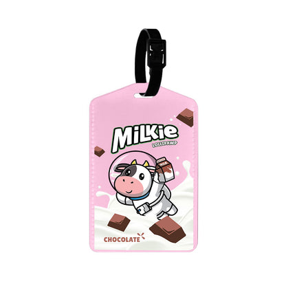 Vegan Leather Bag Tag - Milkie