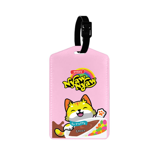 Vegan Leather Bag Tag - Nyaw Nyaw