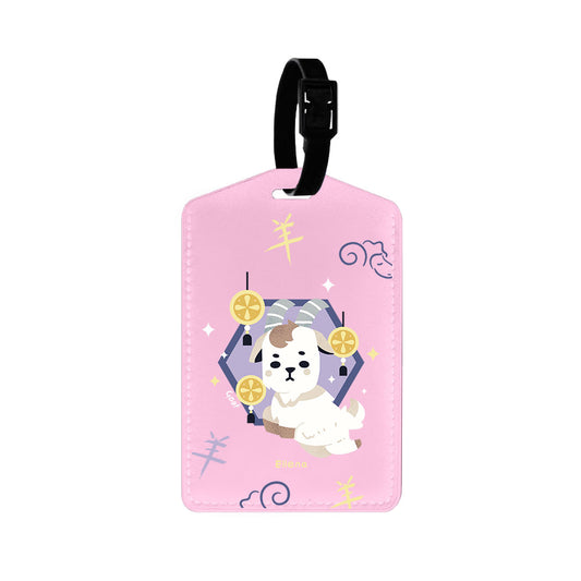 Vegan Leather Bag Tag - Goat (Chinese Zodiac / Shio)