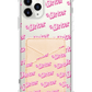 iPhone Phone Wallet Case - Barbie Monogram