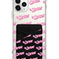 iPhone Phone Wallet Case - Barbie Monogram