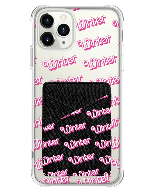 iPhone Phone Wallet Case - Barbie Monogram