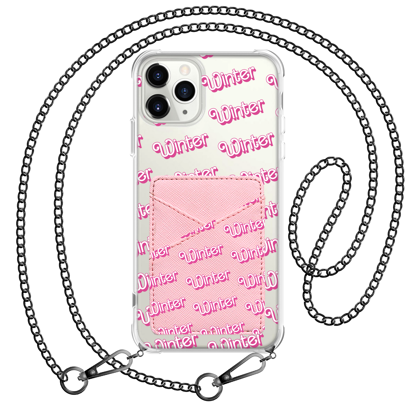 iPhone Phone Wallet Case - Barbie Monogram