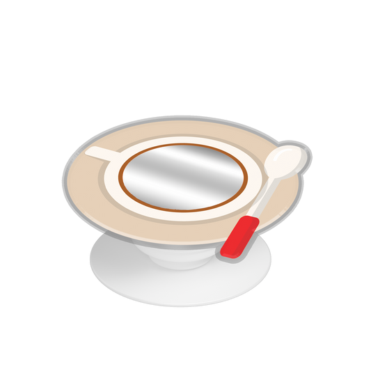 Pop Up Grip Mirror - Barista
