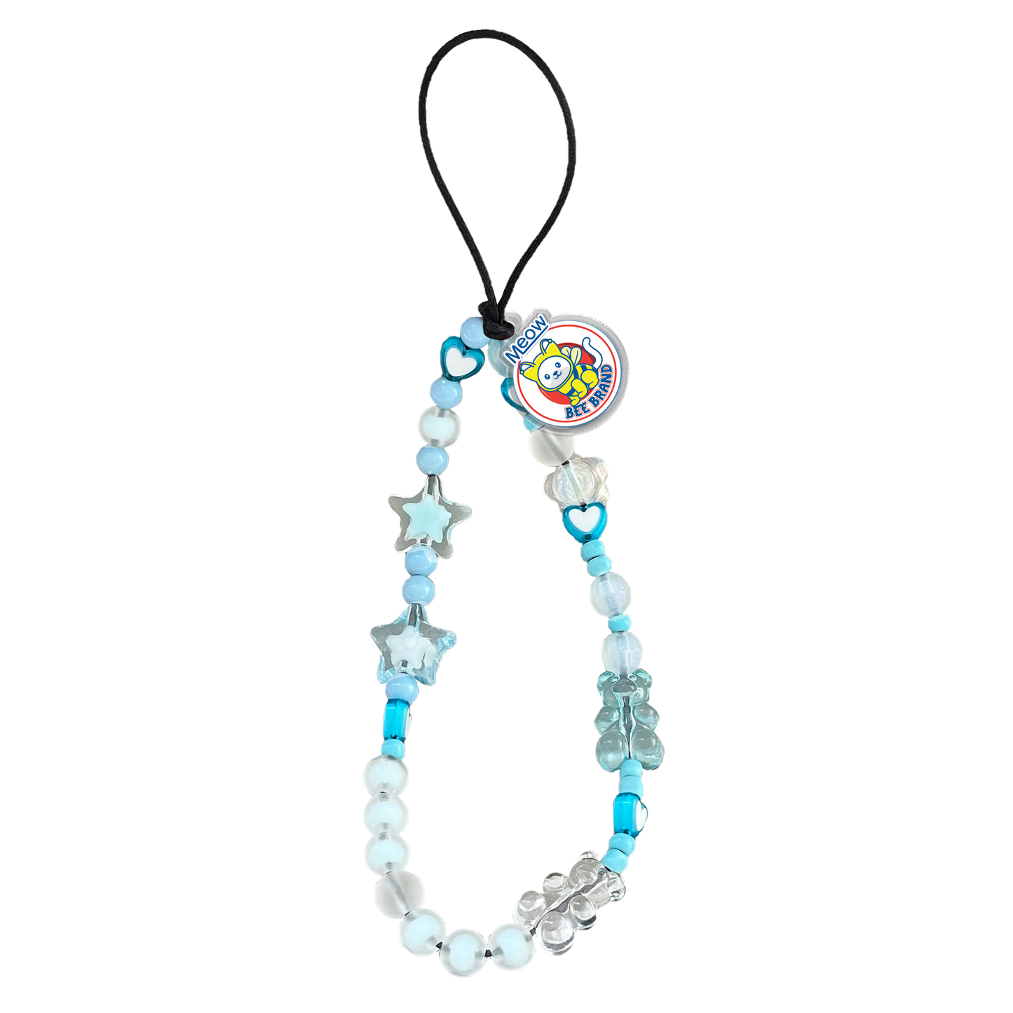 Beaded Strap with Acrylic Charm  - Bee Brand