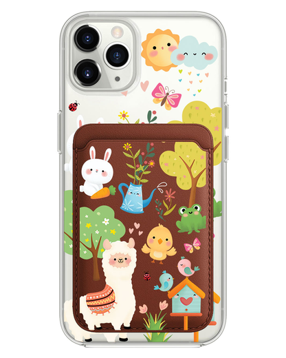 iPhone Magnetic Wallet Case - Spring