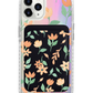 iPhone Magnetic Wallet Holo Case - Birth Flower 4.0