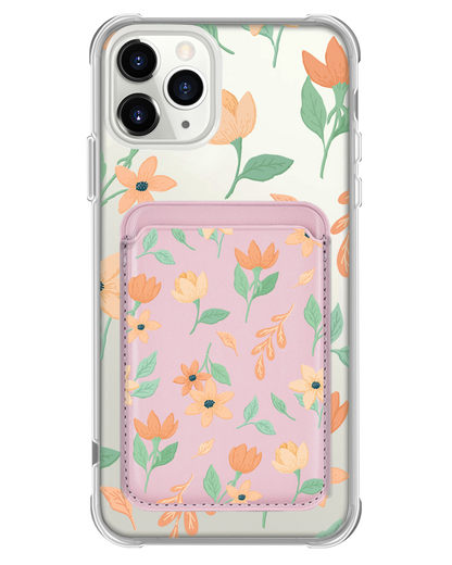 iPhone Magnetic Wallet Case - Birth Flower