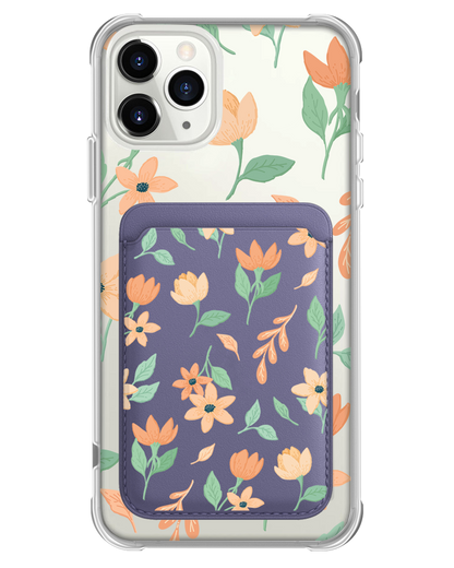 iPhone Magnetic Wallet Case - Birth Flower
