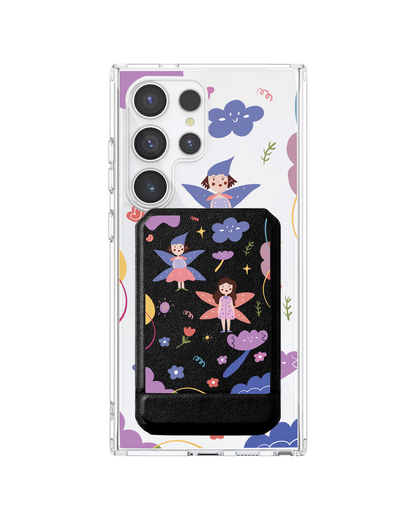 Android Magnetic Multifold Wallet - Fairy Pattern