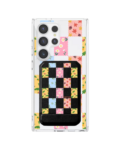 Android Magnetic Multifold Wallet - Four Seasons Stamps