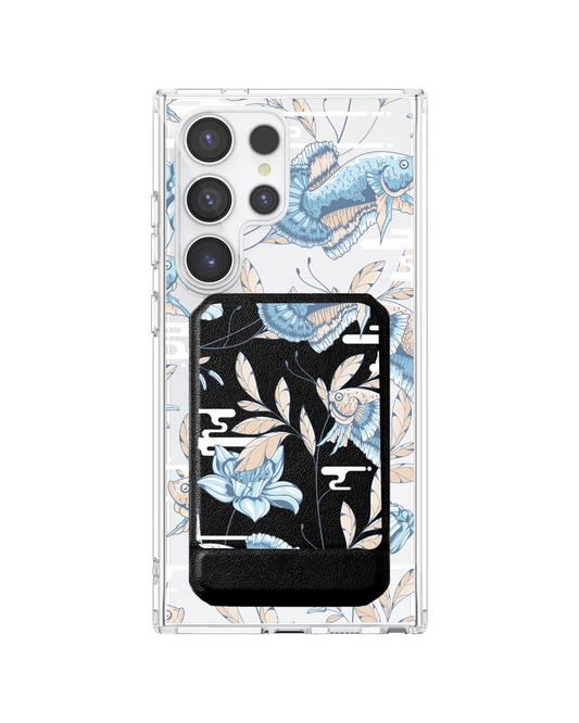 Android Magnetic Multifold Wallet - Fish & Floral 4.0
