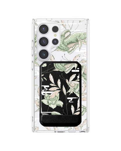 Android Magnetic Multifold Wallet - Fish & Floral 6.0