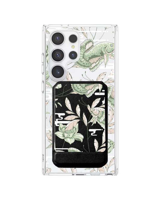 Android Magnetic Multifold Wallet - Fish & Floral 6.0