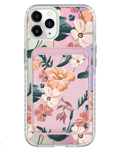 iPhone Magnetic Wallet Holo Case - Botanical Garden 1.0