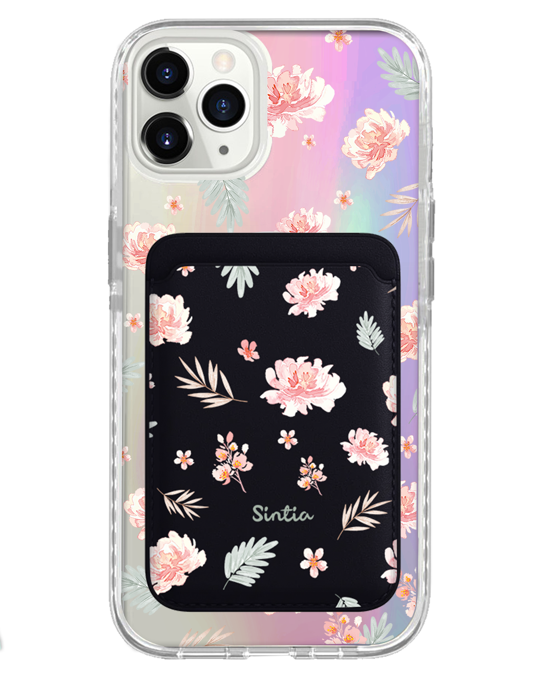 iPhone Magnetic Wallet Holo Case - Botanical Garden 4.0