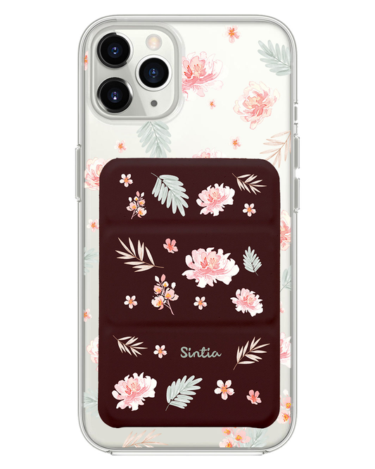 iPhone Magnetic Trifold Wallet Case - Botanical Garden 4.0