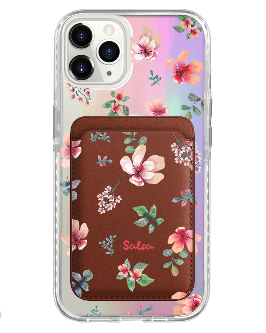 iPhone Magnetic Wallet Holo Case - Botanical Garden 5.0