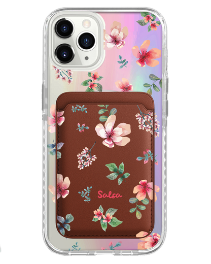 iPhone Magnetic Wallet Holo Case - Botanical Garden 5.0