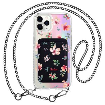 iPhone Magnetic Wallet Holo Case - Botanical Garden 5.0