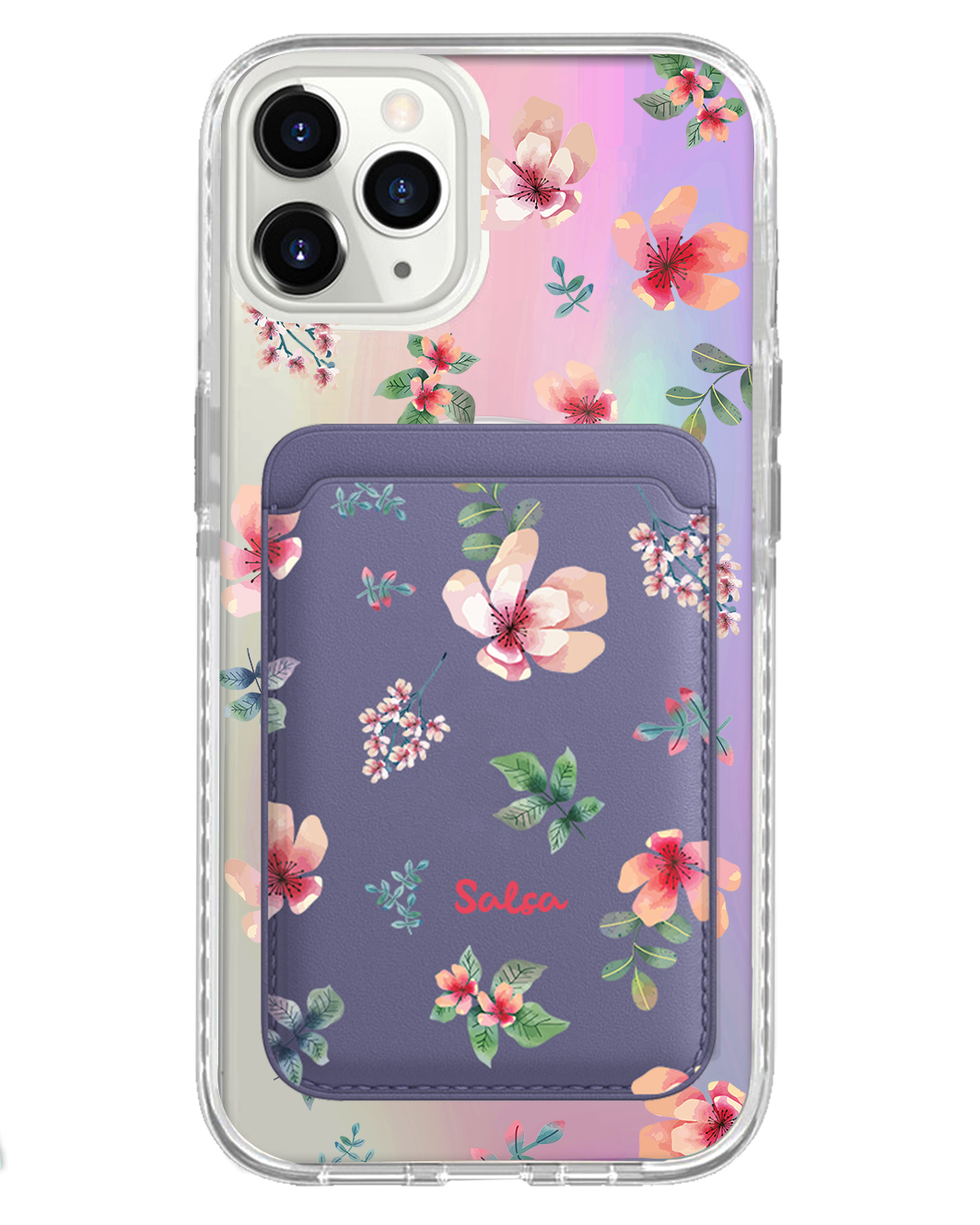 iPhone Magnetic Wallet Holo Case - Botanical Garden 5.0