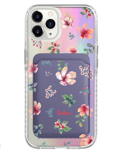 iPhone Magnetic Wallet Holo Case - Botanical Garden 5.0