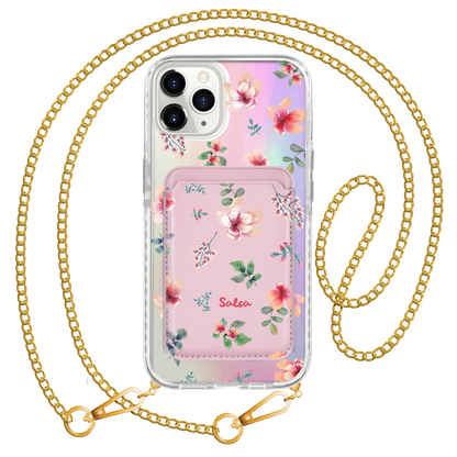 iPhone Magnetic Wallet Holo Case - Botanical Garden 5.0