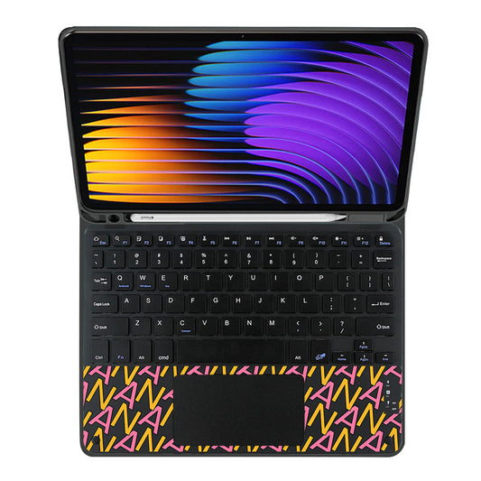 iPad / Android Tab Wireless Keyboard Flipcover - Initial Monogram 3.0