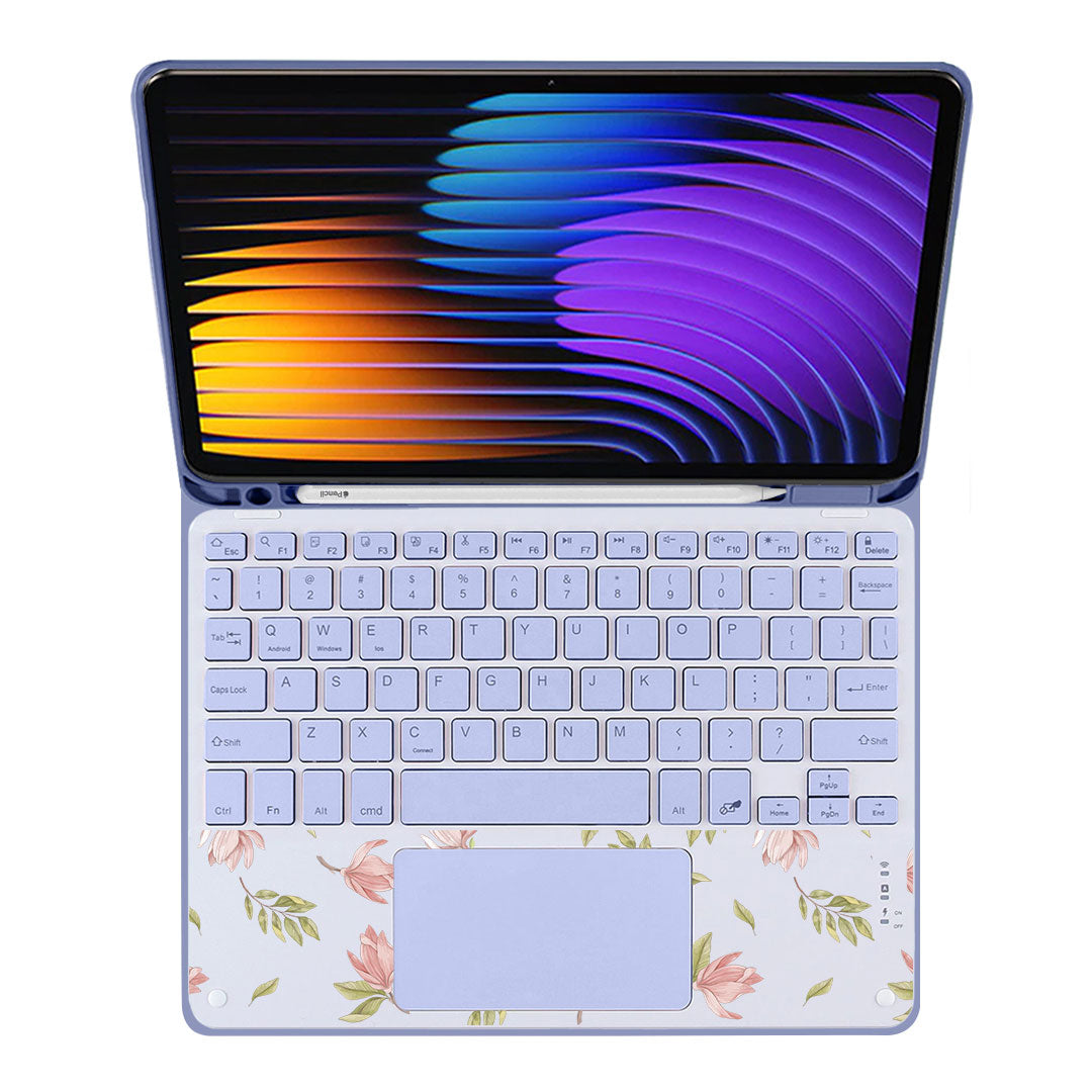 iPad / Android Tab Wireless Keyboard Flipcover - Azalea