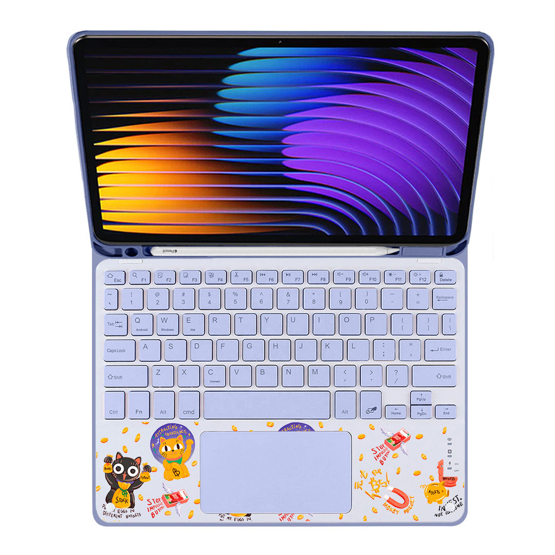 iPad / Android Tab Wireless Keyboard Flipcover - I Am... Money Magnet!!!