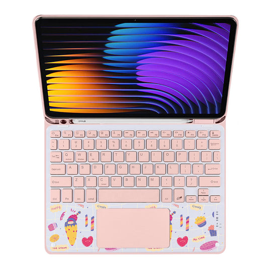 iPad / Android Tab Wireless Keyboard Flipcover - Candy Doodle