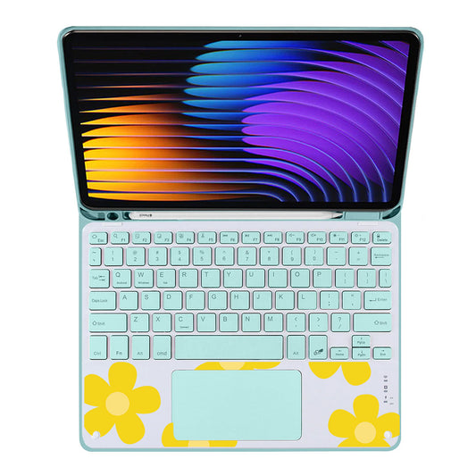 iPad / Android Tab Wireless Keyboard Flipcover - Daisy Sunshine