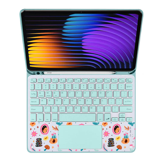 iPad / Android Tab Wireless Keyboard Flipcover - Grow and Bloom