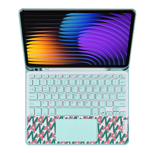 iPad / Android Tab Wireless Keyboard Flipcover - Initial Monogram 7.0