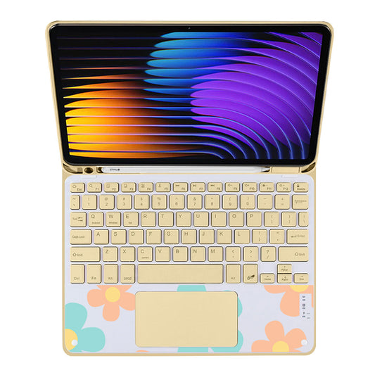 iPad / Android Tab Wireless Keyboard Flipcover - Daisy Daze
