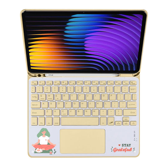 iPad / Android Tab Wireless Keyboard Flipcover - Grateful