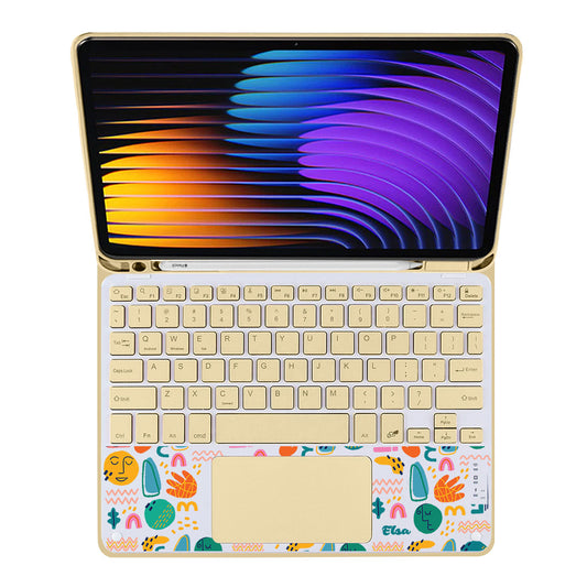 iPad / Android Tab Wireless Keyboard Flipcover - Silent Art