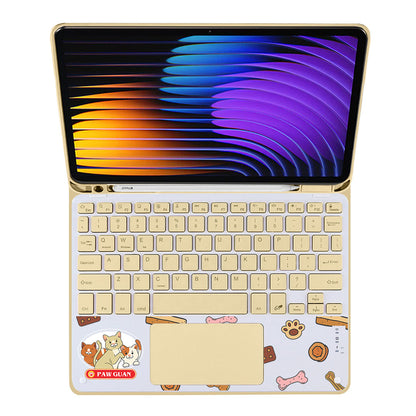 iPad / Android Tab Wireless Keyboard Flipcover - Pawguan Cat