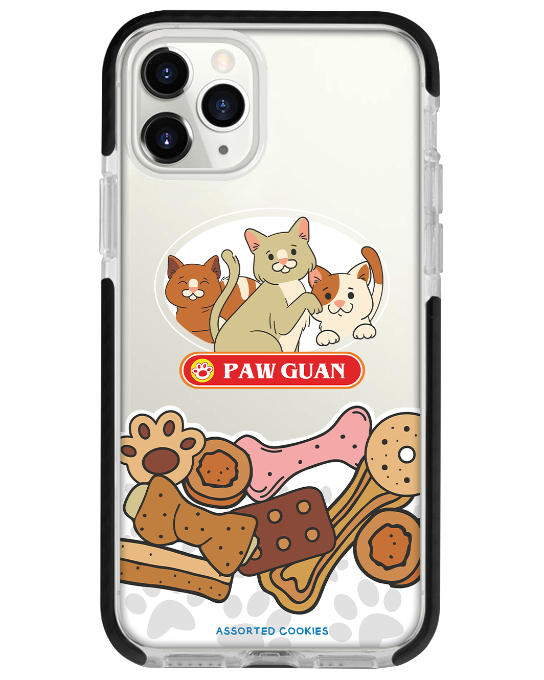 iPhone Rearguard Bumper -  Pawguan Cat