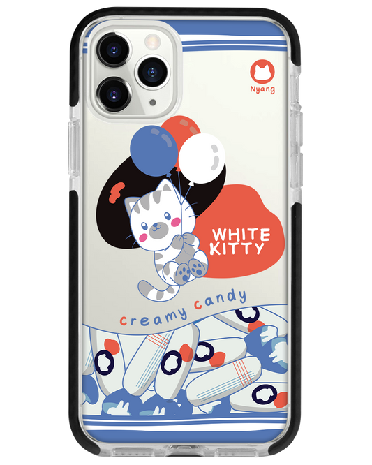 iPhone Rearguard Bumper -  White Kitty