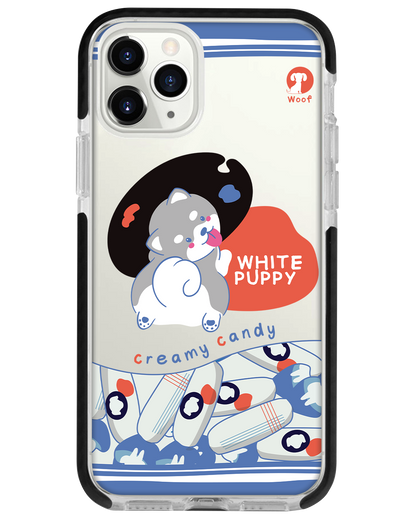 iPhone Rearguard Bumper -  White Puppy